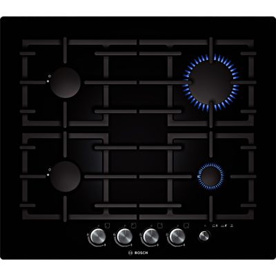 Bosch Exxcel PPP616M91E 60cm Gas Hob in Frameless Premium Black